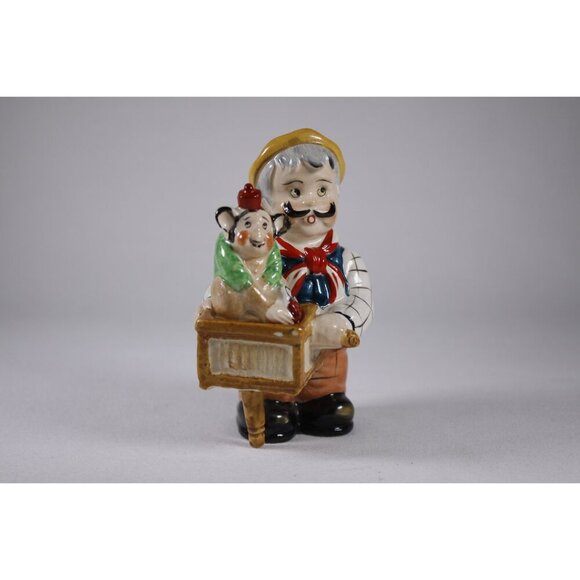 Vintage 1950's Organ Player and Monkey salt and pepper shakers, Shafford hand - Picture 6 of 10